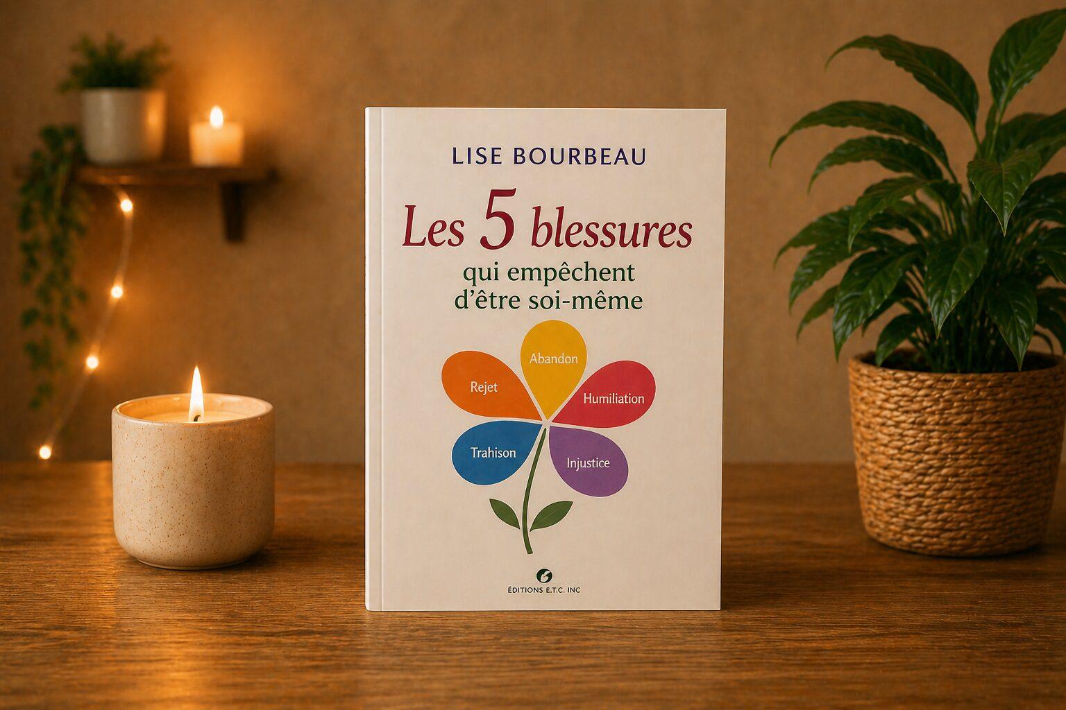 Couverture du livre Les 5 blessures qui empêchent d'être soi-même de Lise Bourbeau