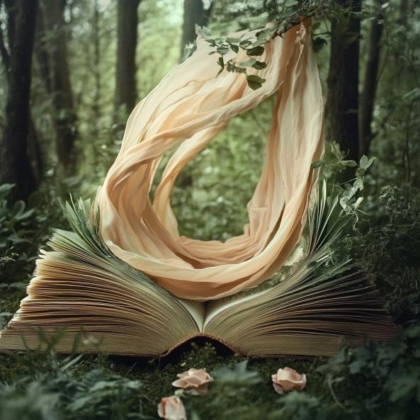 Lien vers blog Un livre ancien ouvert avec des pages qui semblent voler